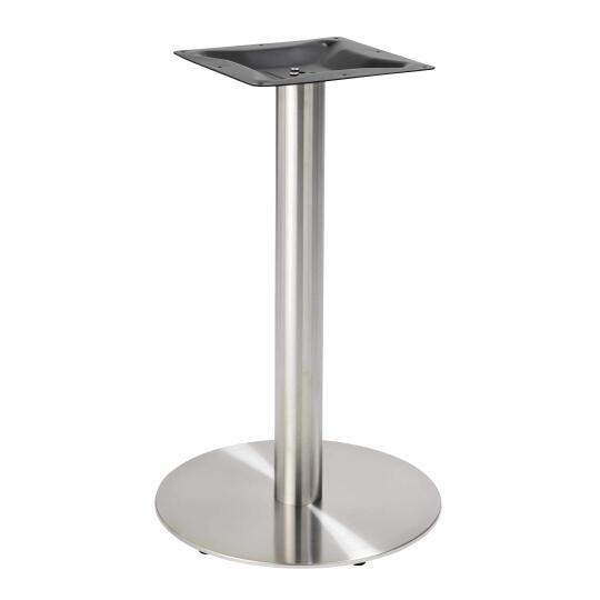 Runder Esstisch Ø 60 cm aus Sperrholz mit Laminatbezug und Aluminiumkanten