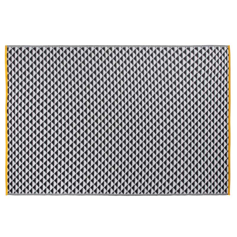 Rechteckiger Outdoor-Teppich mit doppelseitigen Mustern aus Polypropylen