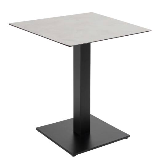 Esstisch 70 x 70 cm aus HPL mit Melaminbeschichtung
