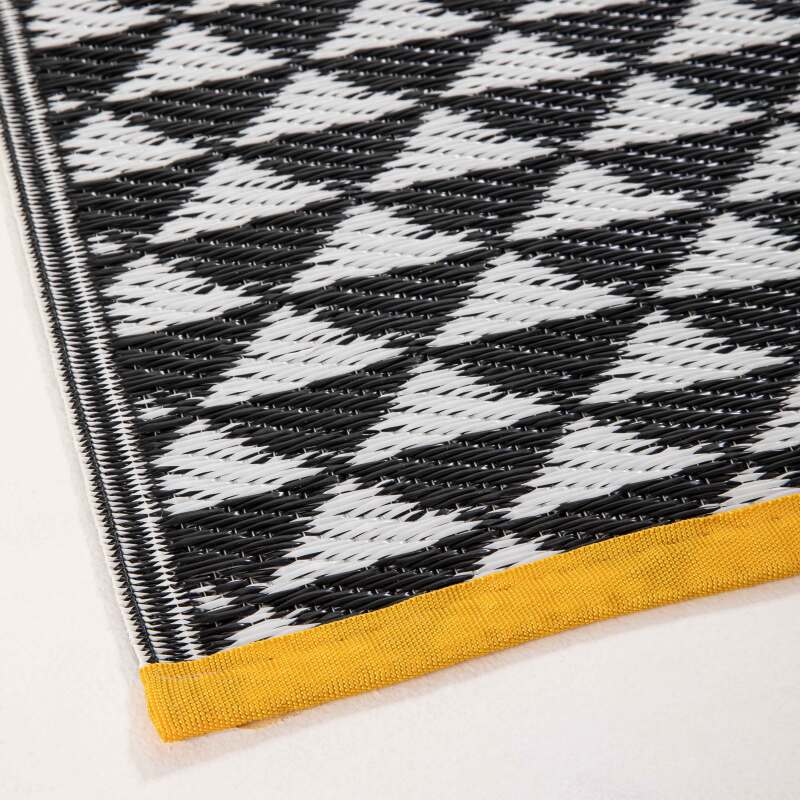 Rechteckiger Outdoor-Teppich mit doppelseitigen Mustern aus Polypropylen