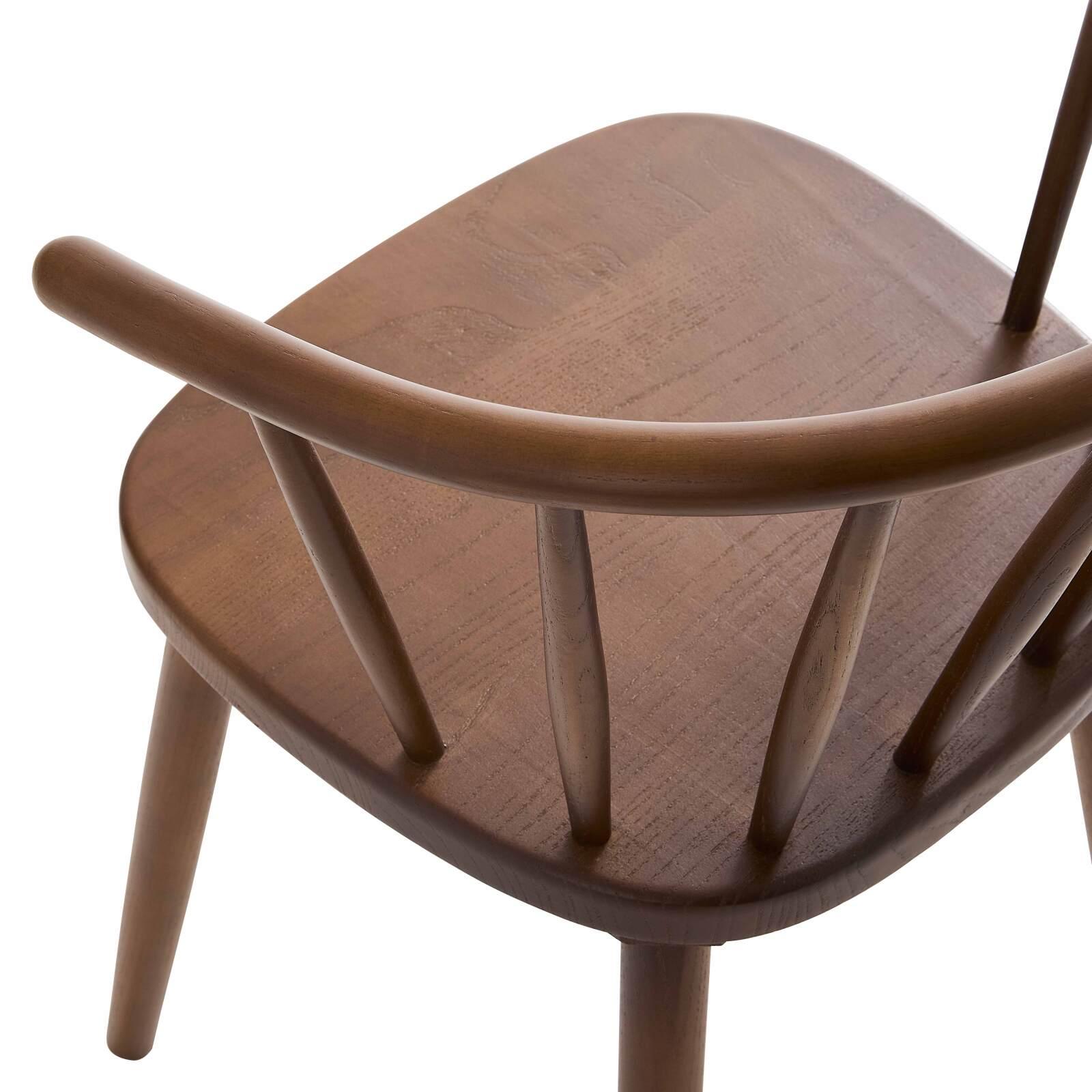 Set mit 2 Stühlen aus Ulmenholz