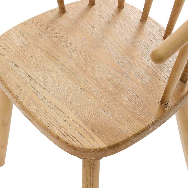 Set mit 2 Stühlen aus Ulmenholz (5/8)