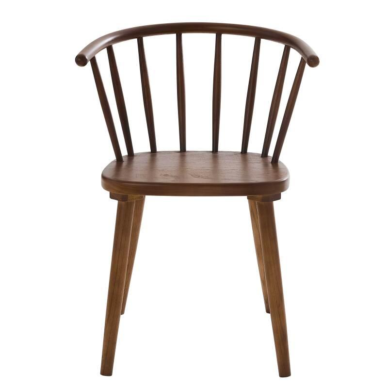 Set mit 2 Stühlen aus Ulmenholz