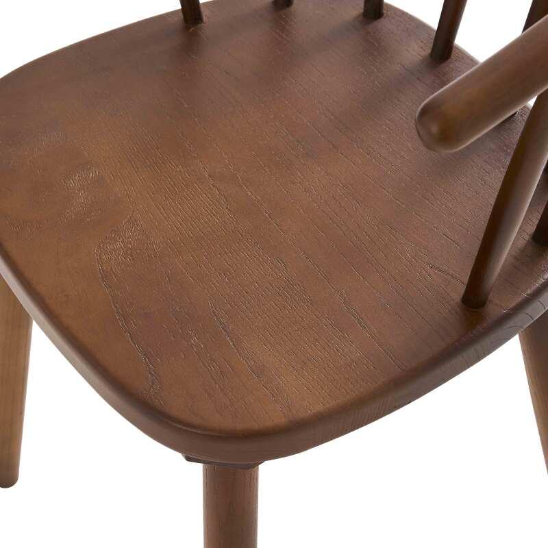 Set mit 2 Stühlen aus Ulmenholz