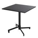 Esstisch 70 x 70 cm und integriertes Metallbein