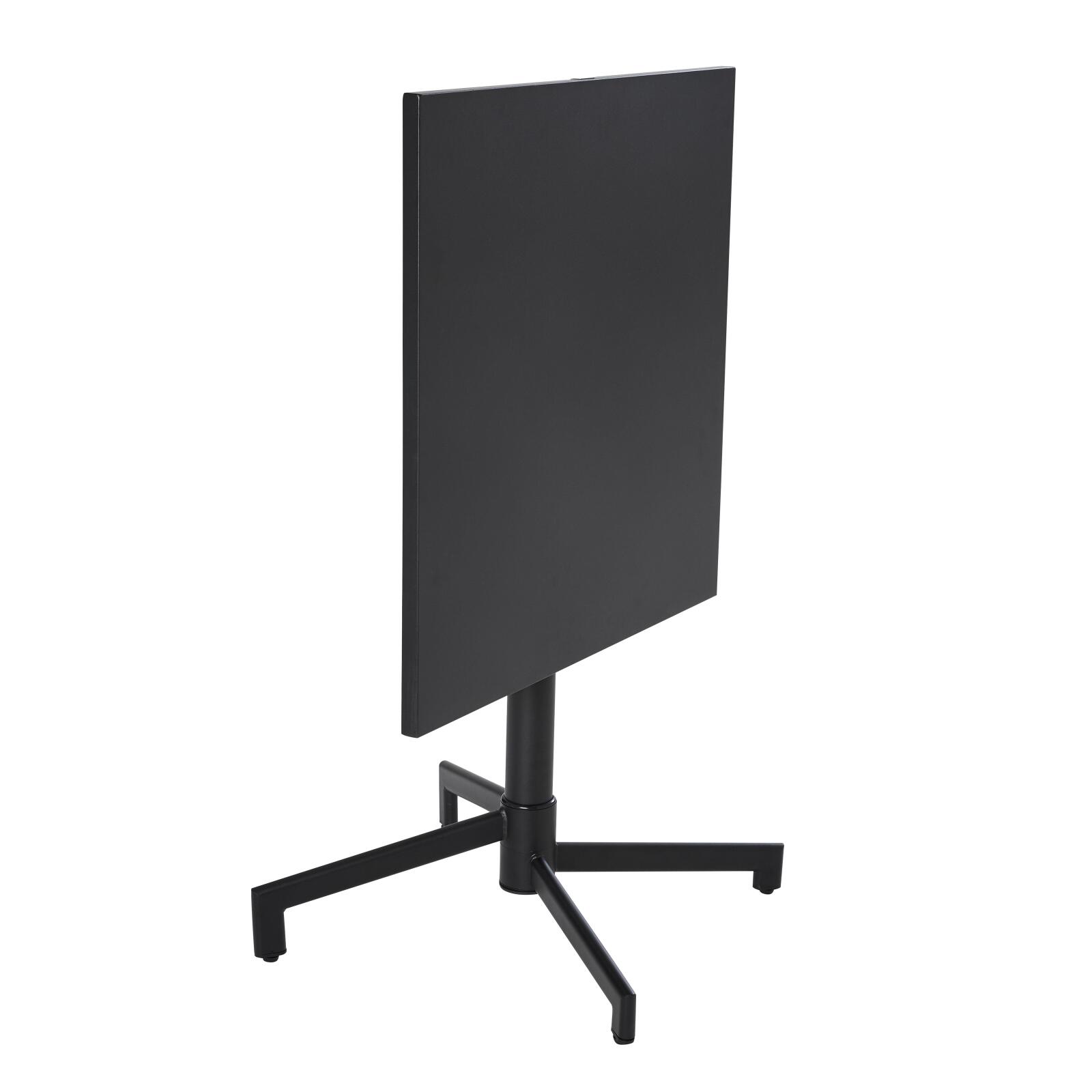 Esstisch 70 x 70 cm und integriertes Metallbein Esstisch 70 x 70 cm und integriertes Metallbein