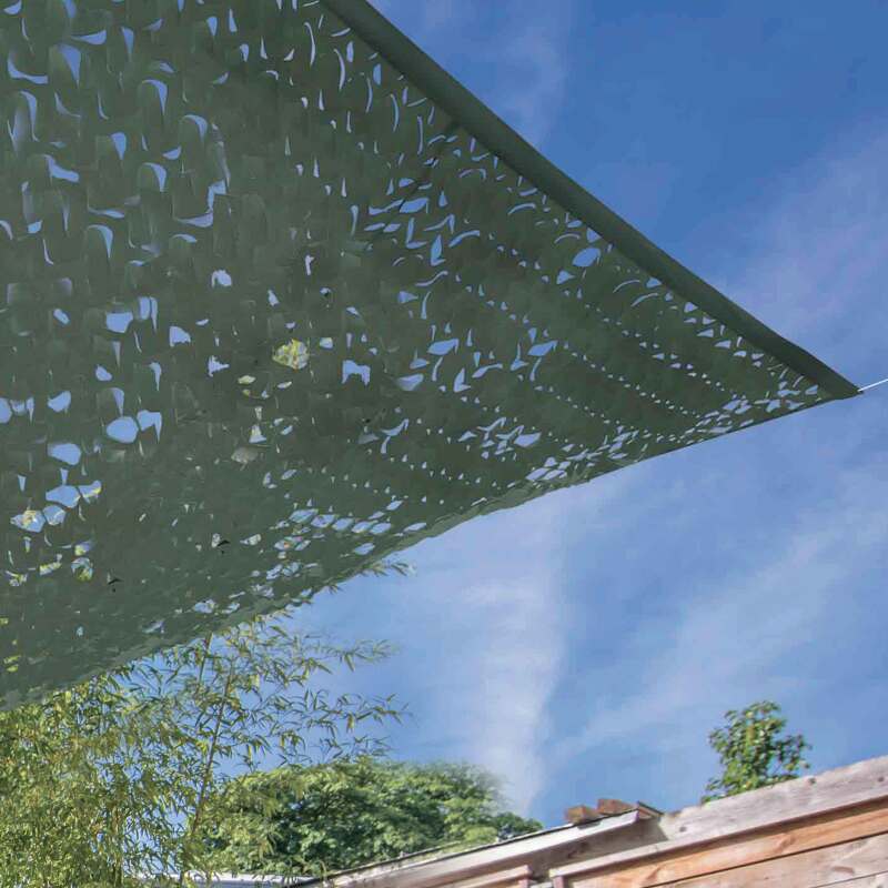 Rechteckiges, umkehrbares, durchbrochenes Sonnenschutzsegel, 3 x 4 m