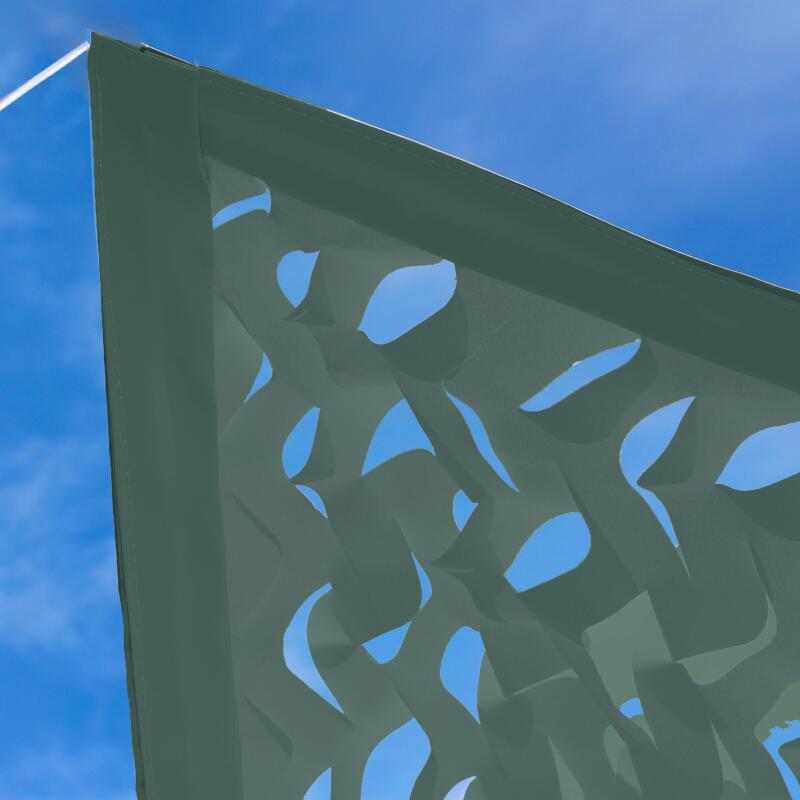 Rechteckiges, umkehrbares, durchbrochenes Sonnenschutzsegel, 3 x 4 m
