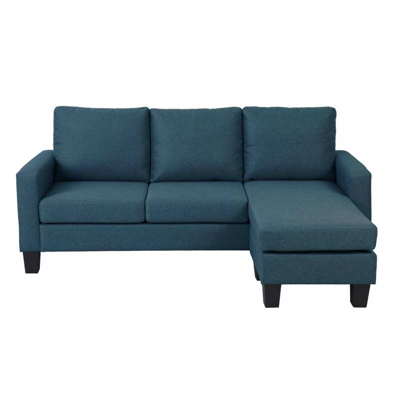 Ecksofa mit 3-Sitzer-Chaiselongue aus Stoff (2/5)