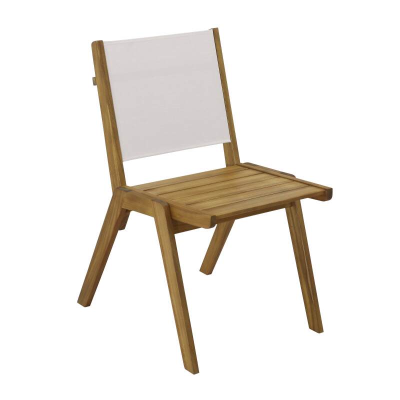 Quadratischer Gartentisch 67 x 80 x 76 cm aus FSC®-Eukalyptusholz und 2 Stühlen