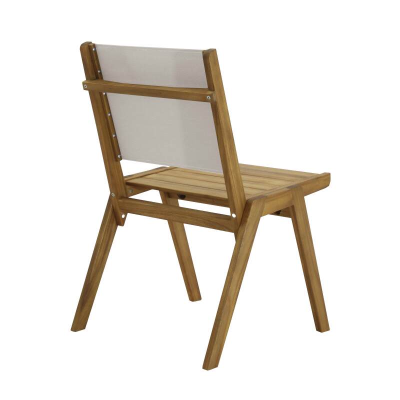 Quadratischer Gartentisch 67 x 80 x 76 cm aus FSC®-Eukalyptusholz und 2 Stühlen