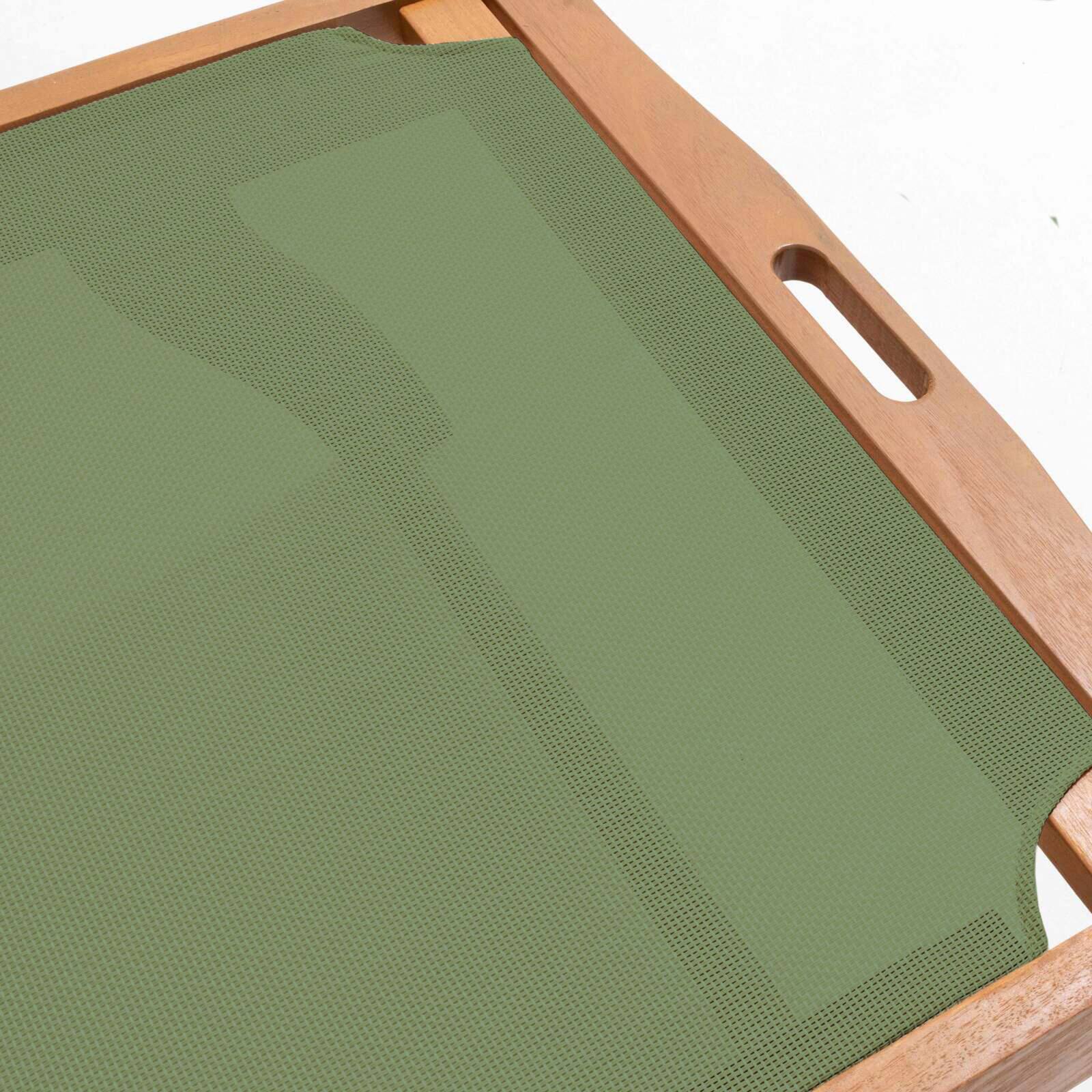 Set aus 2 FSC®-zertifizierten, verstellbaren Sonnenliegestühlen aus Holz mit Rollen 