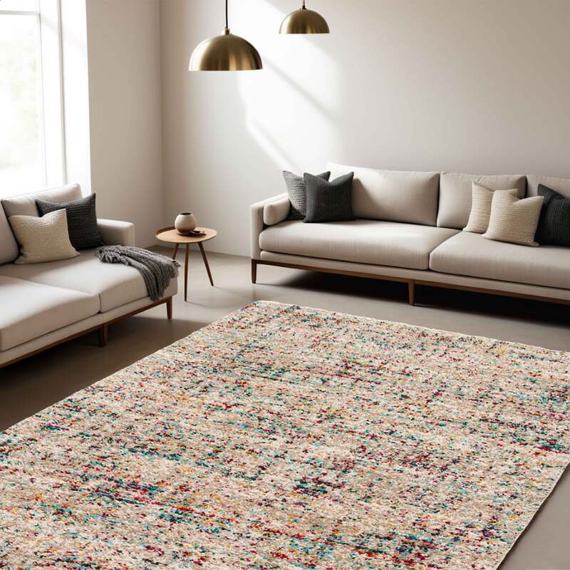 Rechteckiger Teppich aus Polypropylen