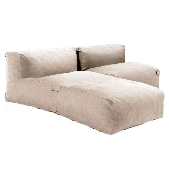 Modulare Gartenmöbel mit 1 Sessel und 1 Chaiselongue | Oviala