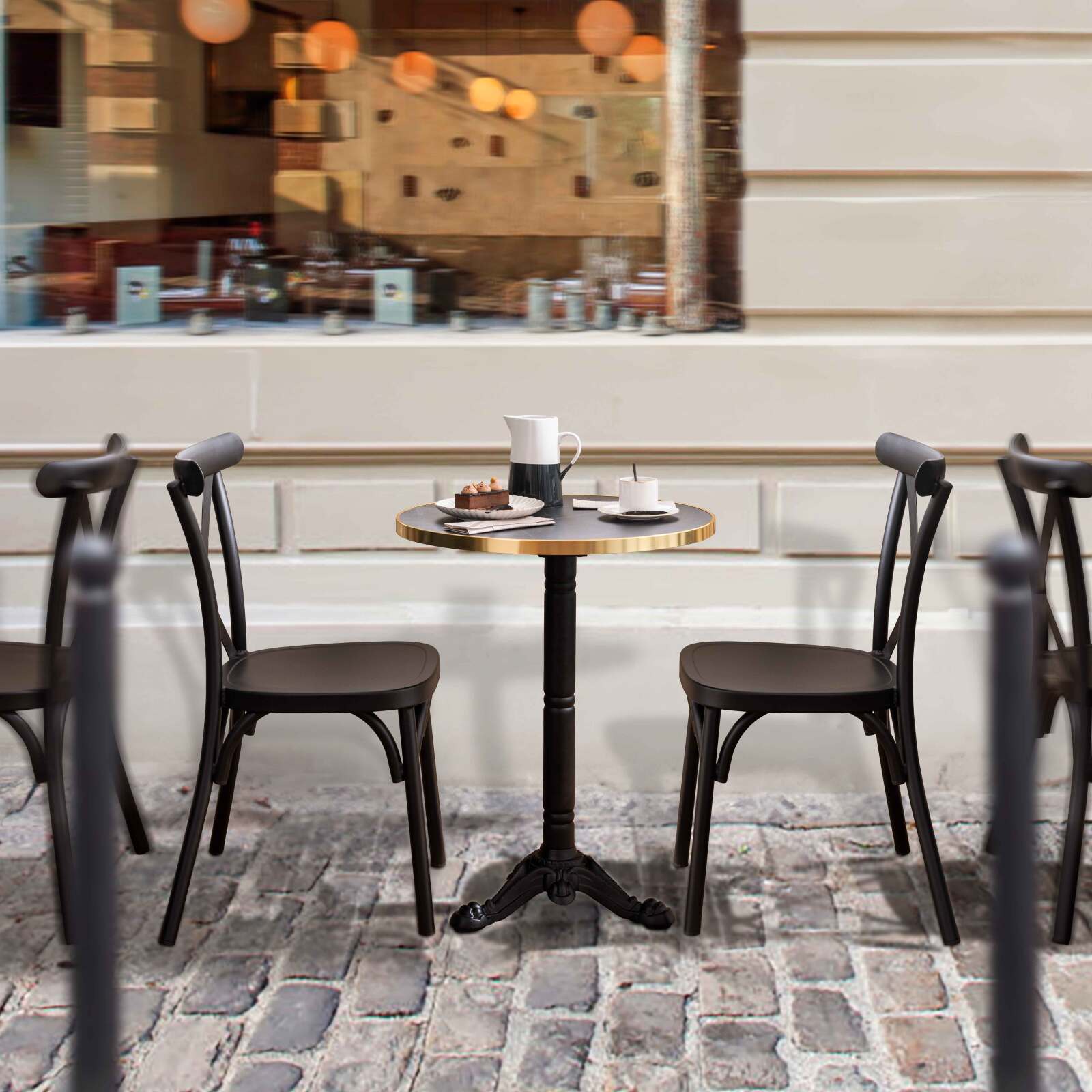 Terrassenstuhl aus Aluminium