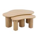 Zusammensetzbarer Couchtisch aus MDF mit Melamindekor