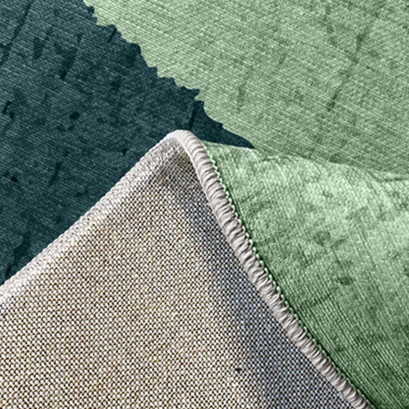 Rechteckiger, kurzfloriger Polyester-Chenille-Teppich 