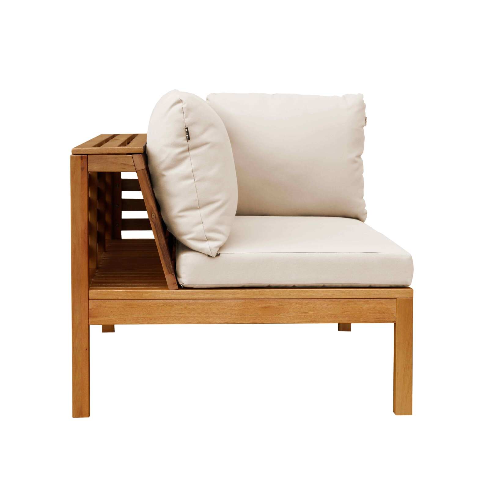 Niedriges Gartensofa aus FSC®-zertifiziertem Eukalyptusholz