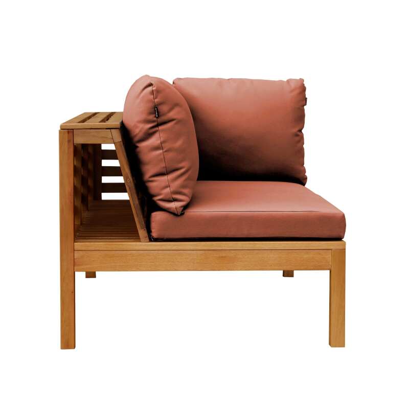 Niedriges Gartensofa aus FSC®-zertifiziertem Eukalyptusholz