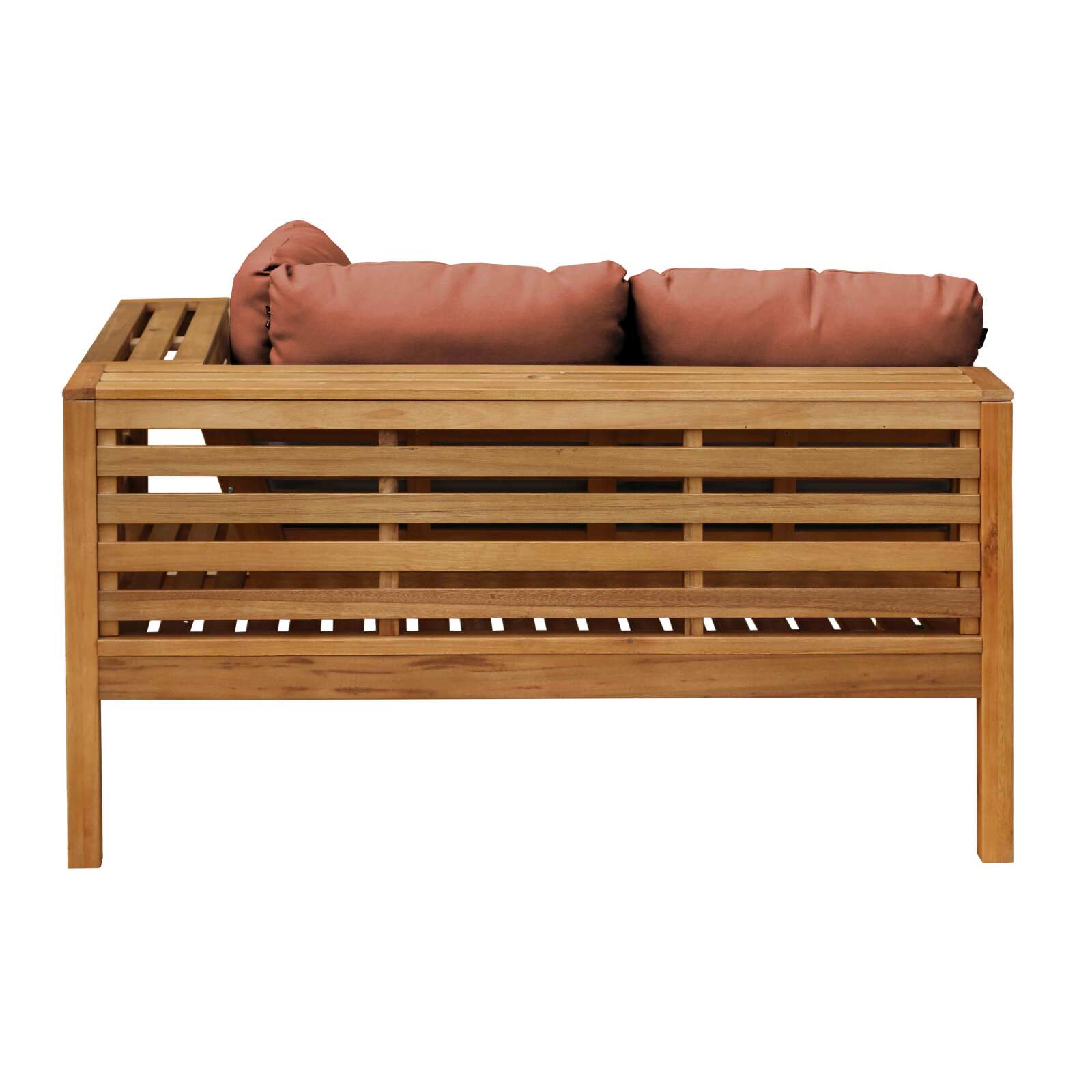 Niedriges Gartensofa aus FSC®-zertifiziertem Eukalyptusholz