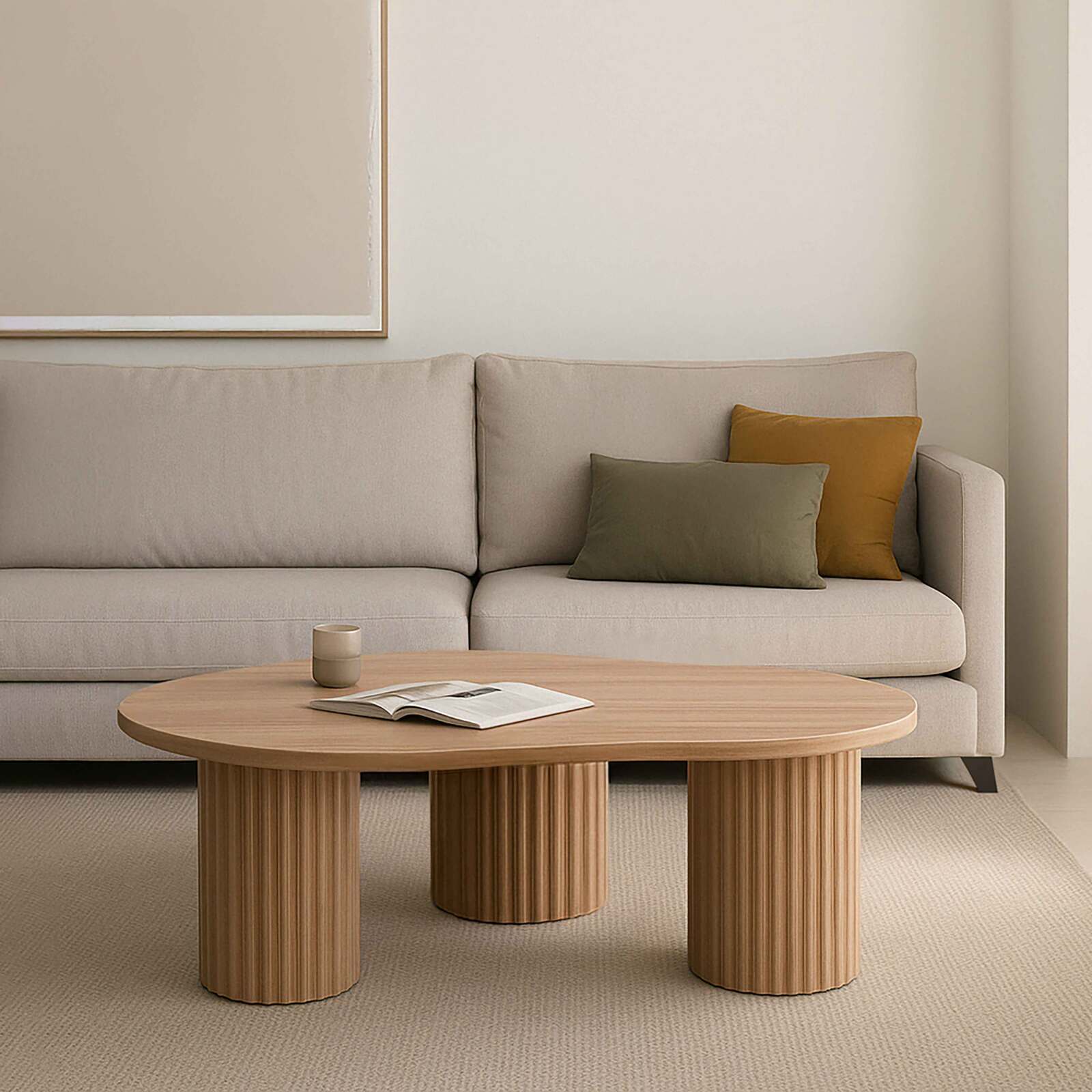 Couchtisch aus MDF mit Melamindekor