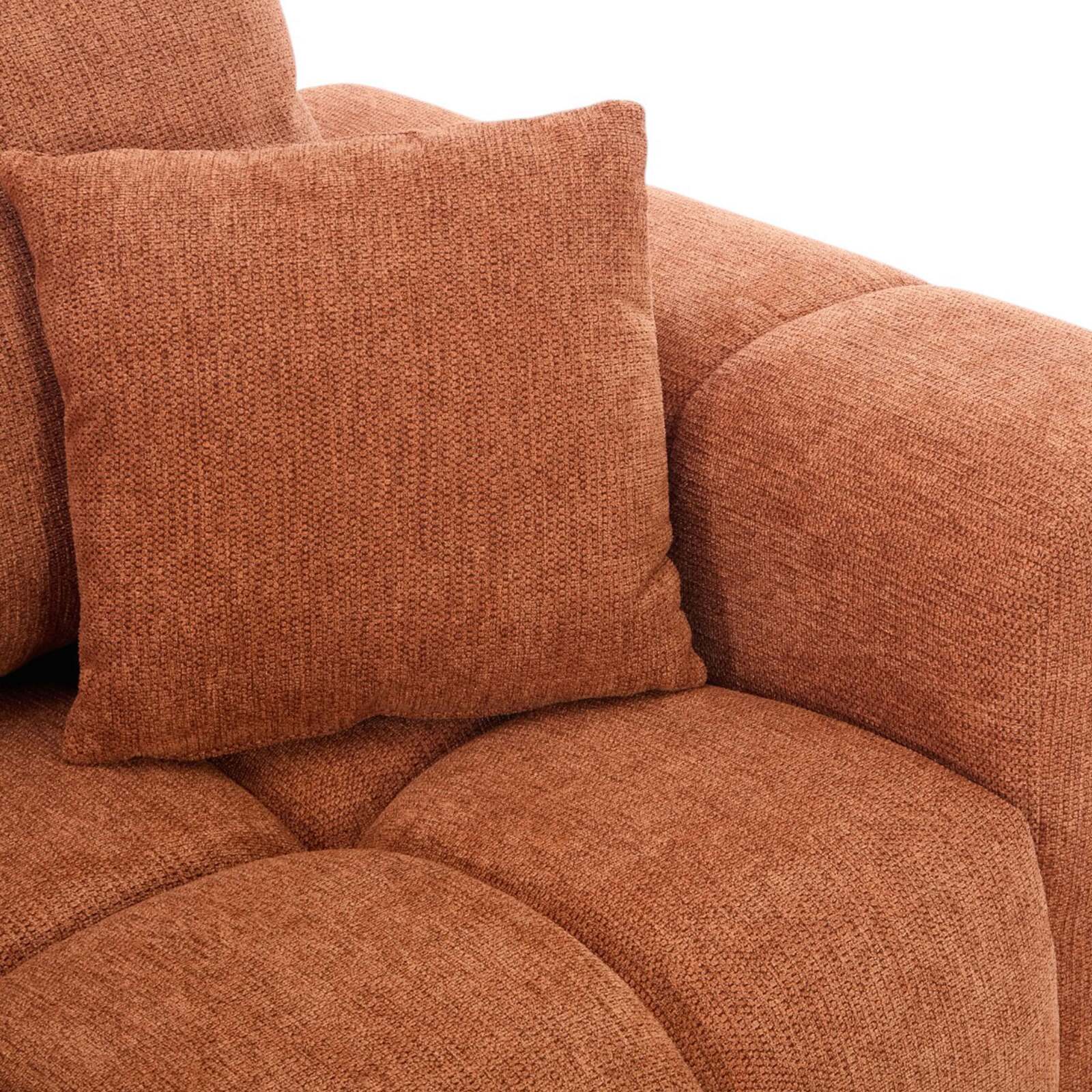 Sofa aus geradem Polyester, 3-Sitzer