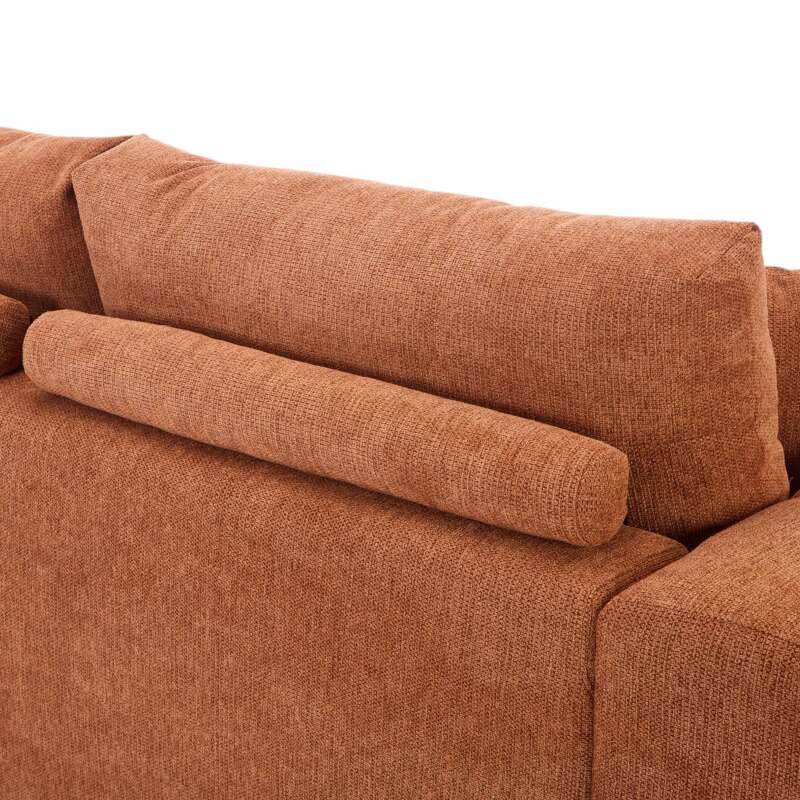 Sofa aus geradem Polyester, 3-Sitzer
