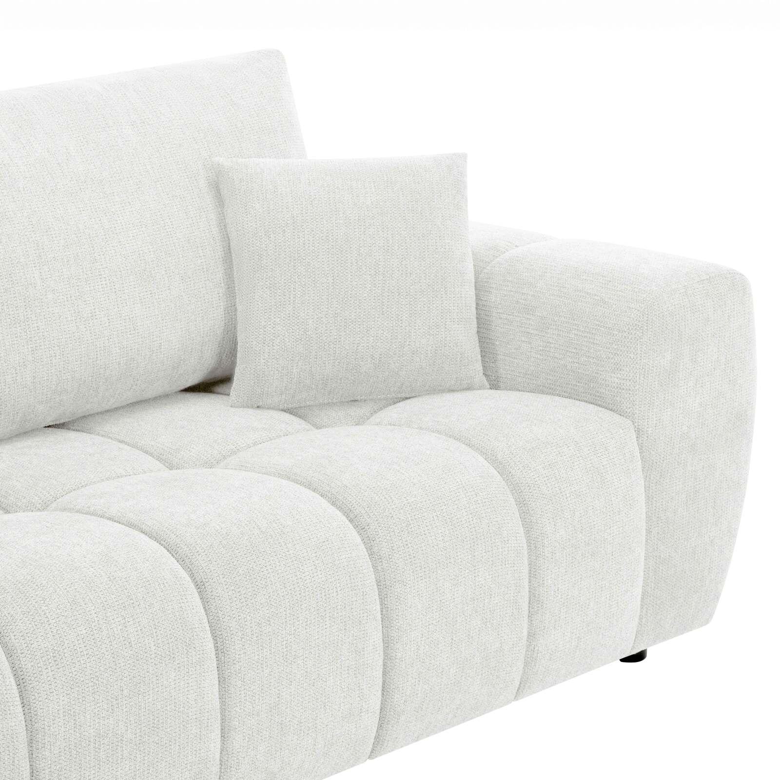Sofa aus geradem Polyester, 3-Sitzer