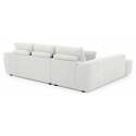 Ecksofa mit Chaiselongue links aus geripptem 3-Sitzer-Polyester