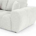 Ecksofa mit Chaiselongue links aus geripptem 3-Sitzer-Polyester