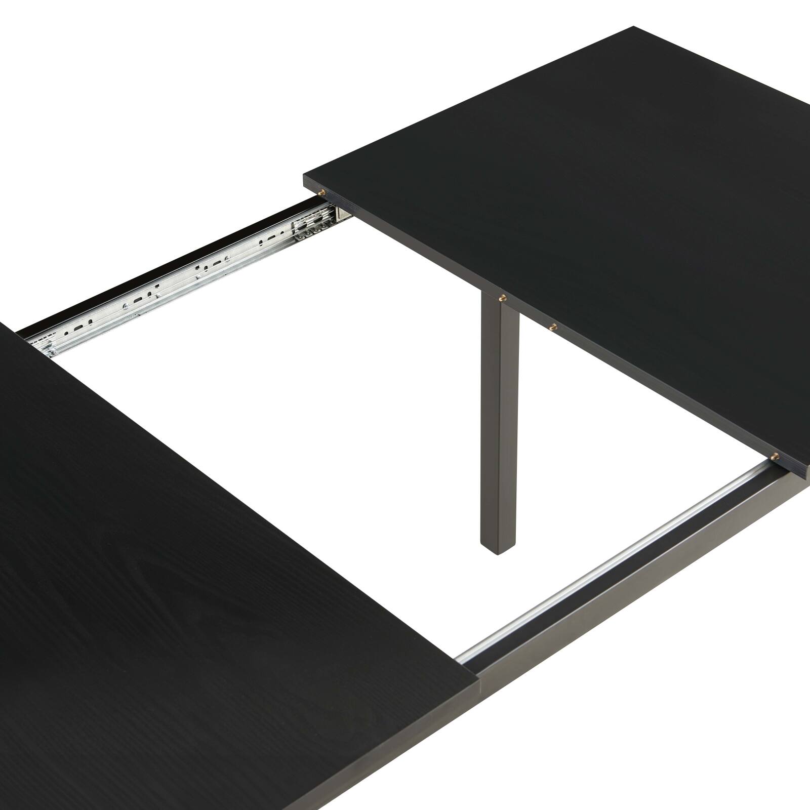 Esstisch Rechteckig (120/160 x 80 x 75 cm) aus MDF mit Melaminbeschichtung 