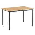 Esstisch Rechteckig (120/160 x 80 x 75 cm) aus MDF mit Melaminbeschichtung