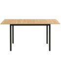 Esstisch Rechteckig (120/160 x 80 x 75 cm) aus MDF mit Melaminbeschichtung