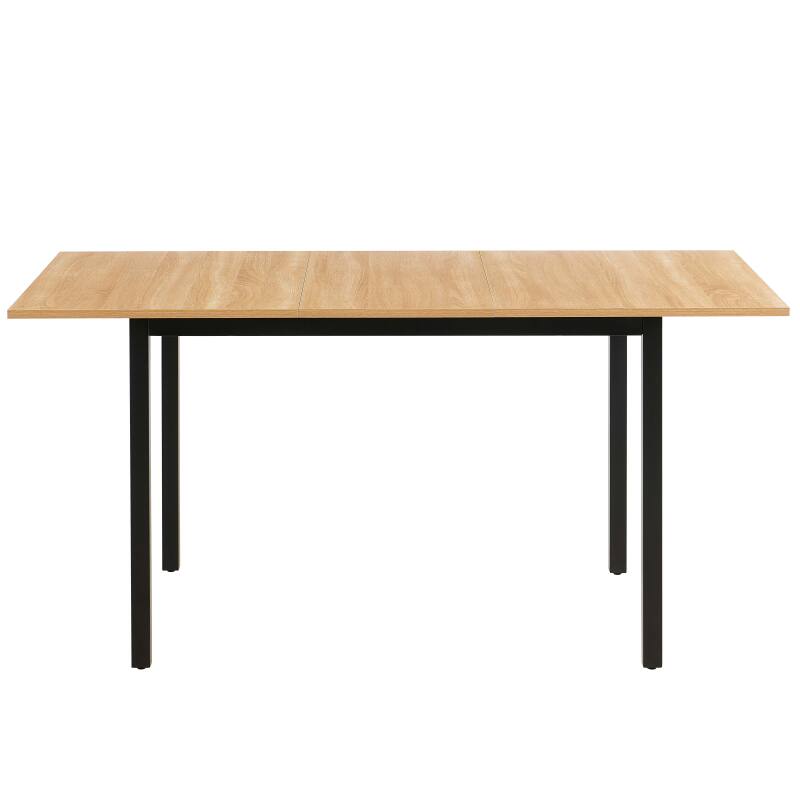 Esstisch Rechteckig (120/160 x 80 x 75 cm) aus MDF mit Melaminbeschichtung