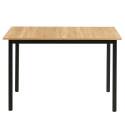 Esstisch Rechteckig (120/160 x 80 x 75 cm) aus MDF mit Melaminbeschichtung