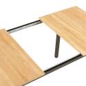 Esstisch Rechteckig (120/160 x 80 x 75 cm) aus MDF mit Melaminbeschichtung