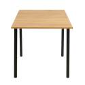 Esstisch Rechteckig (120/160 x 80 x 75 cm) aus MDF mit Melaminbeschichtung