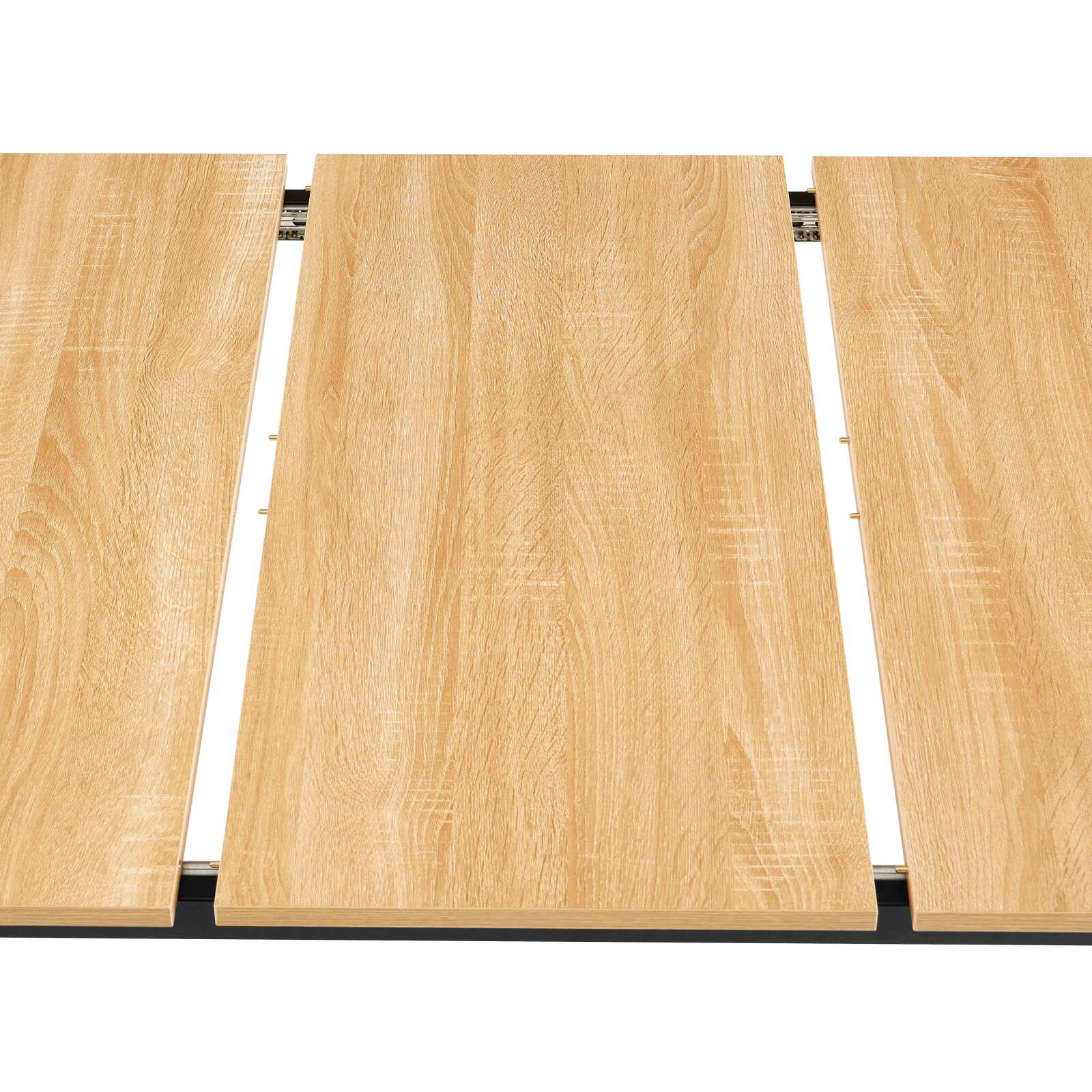 Esstisch Rechteckig (120/160 x 80 x 75 cm) aus MDF mit Melaminbeschichtung 