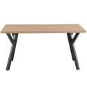 Esstisch, ausziehbar, aus MDF mit Melamindekor, rechteckig (160/240 x 90 x 76 cm)