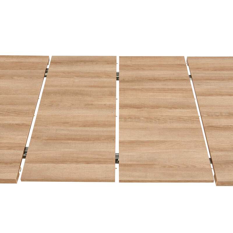Esstisch, ausziehbar, aus MDF mit Melamindekor, rechteckig (160/240 x 90 x 76 cm)