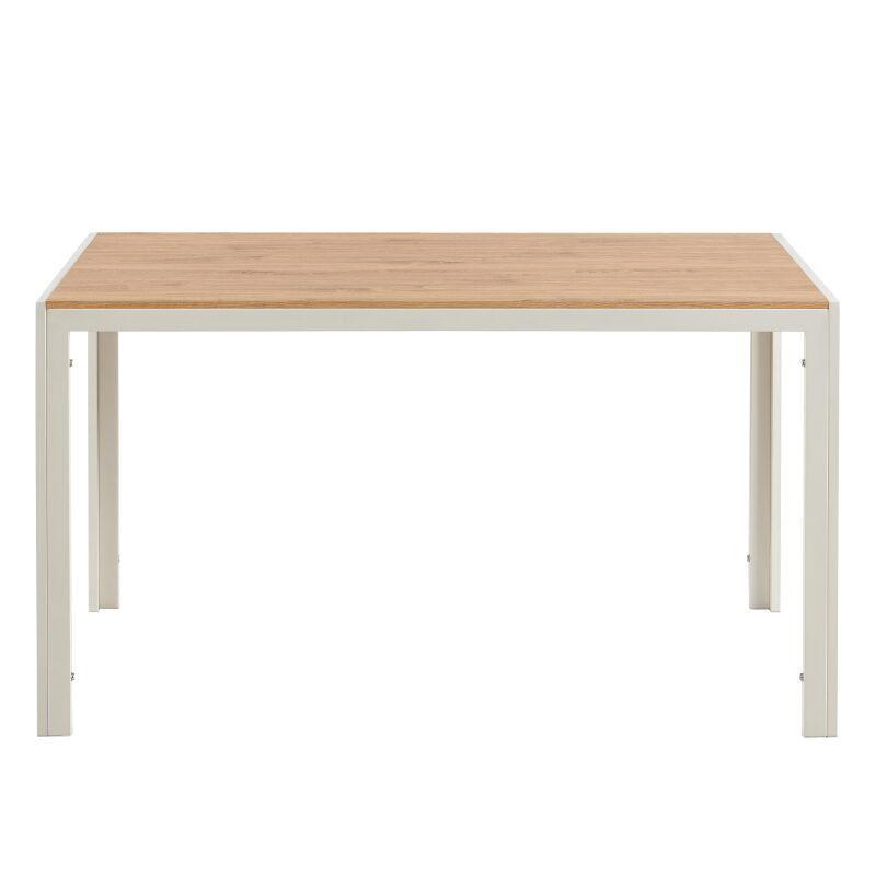 Esstisch 140 x 80 x 76,5 cm aus MDF mit Melaminbeschichtung