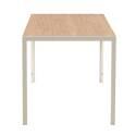 Esstisch 140 x 80 x 76,5 cm aus MDF mit Melaminbeschichtung