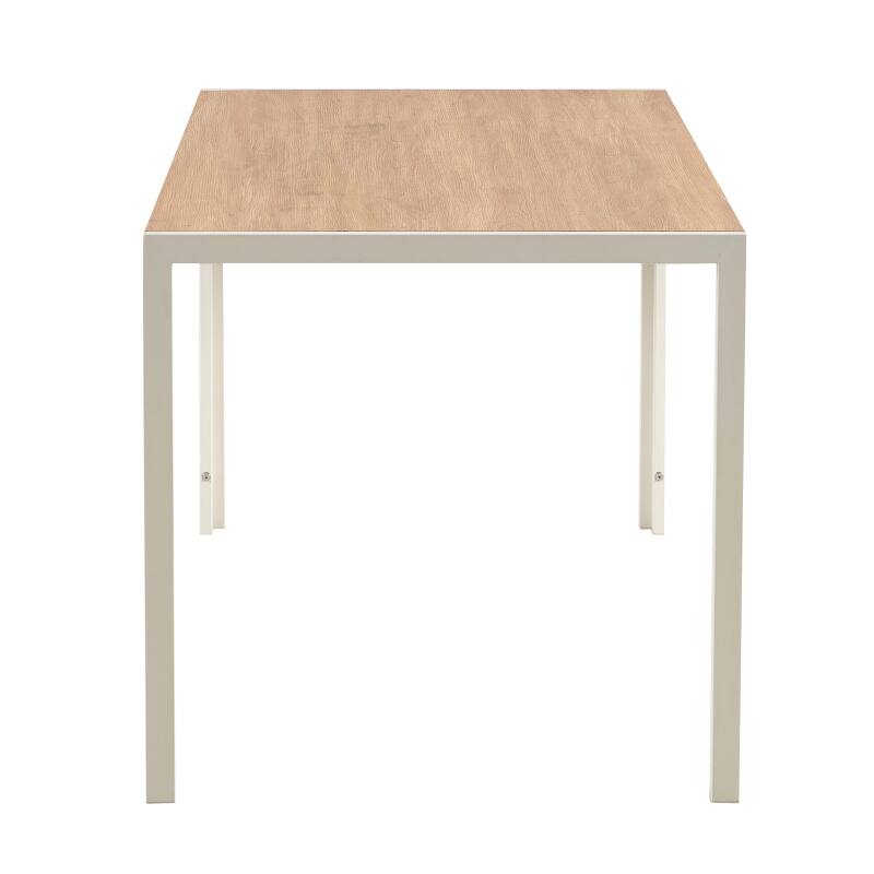 Esstisch 140 x 80 x 76,5 cm aus MDF mit Melaminbeschichtung