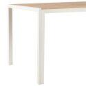 Esstisch 140 x 80 x 76,5 cm aus MDF mit Melaminbeschichtung