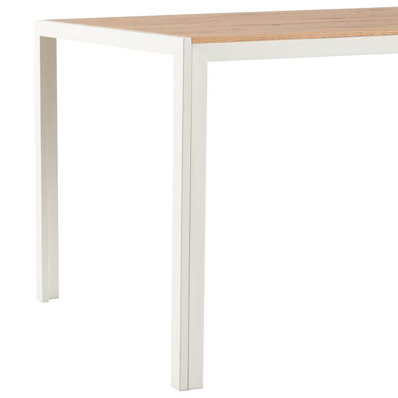 Esstisch 140 x 80 x 76,5 cm aus MDF mit Melaminbeschichtung