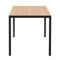 Esstisch 140 x 80 x 76,5 cm aus MDF mit Melaminbeschichtung