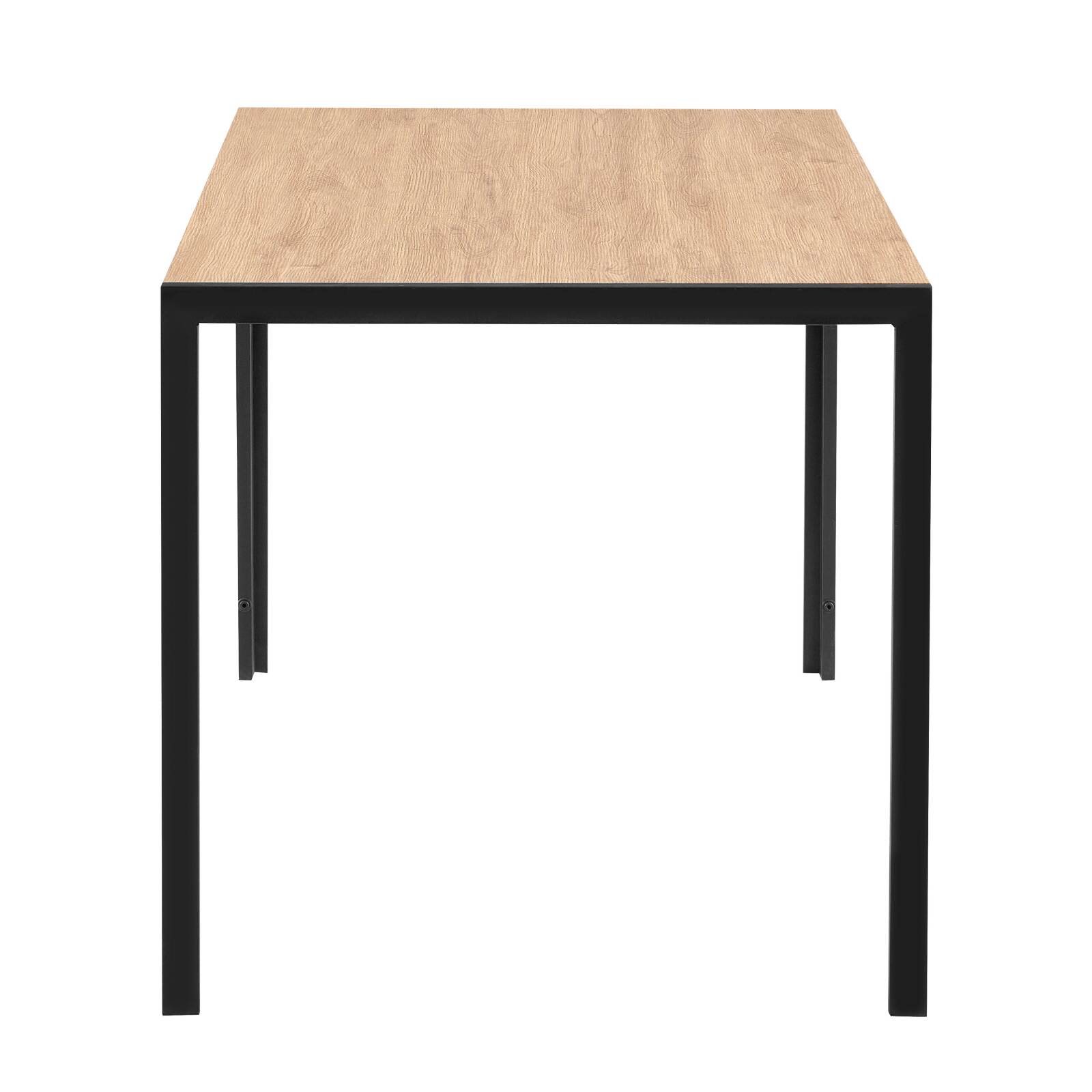 Esstisch 140 x 80 x 76,5 cm aus MDF mit Melaminbeschichtung