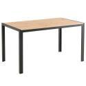 Esstisch 140 x 80 x 76,5 cm aus MDF mit Melaminbeschichtung