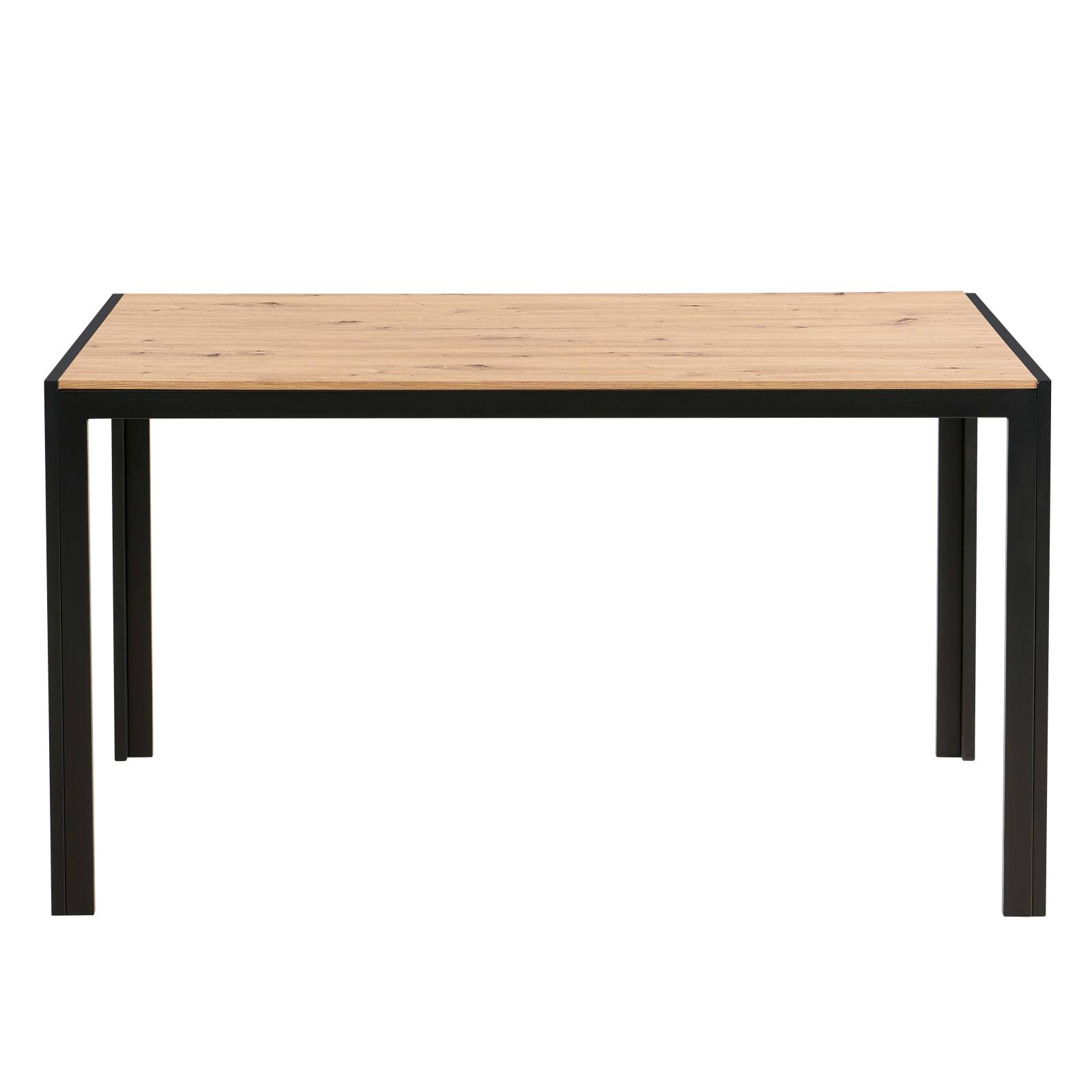 Esstisch 140 x 80 x 76,5 cm aus MDF mit Melaminbeschichtung