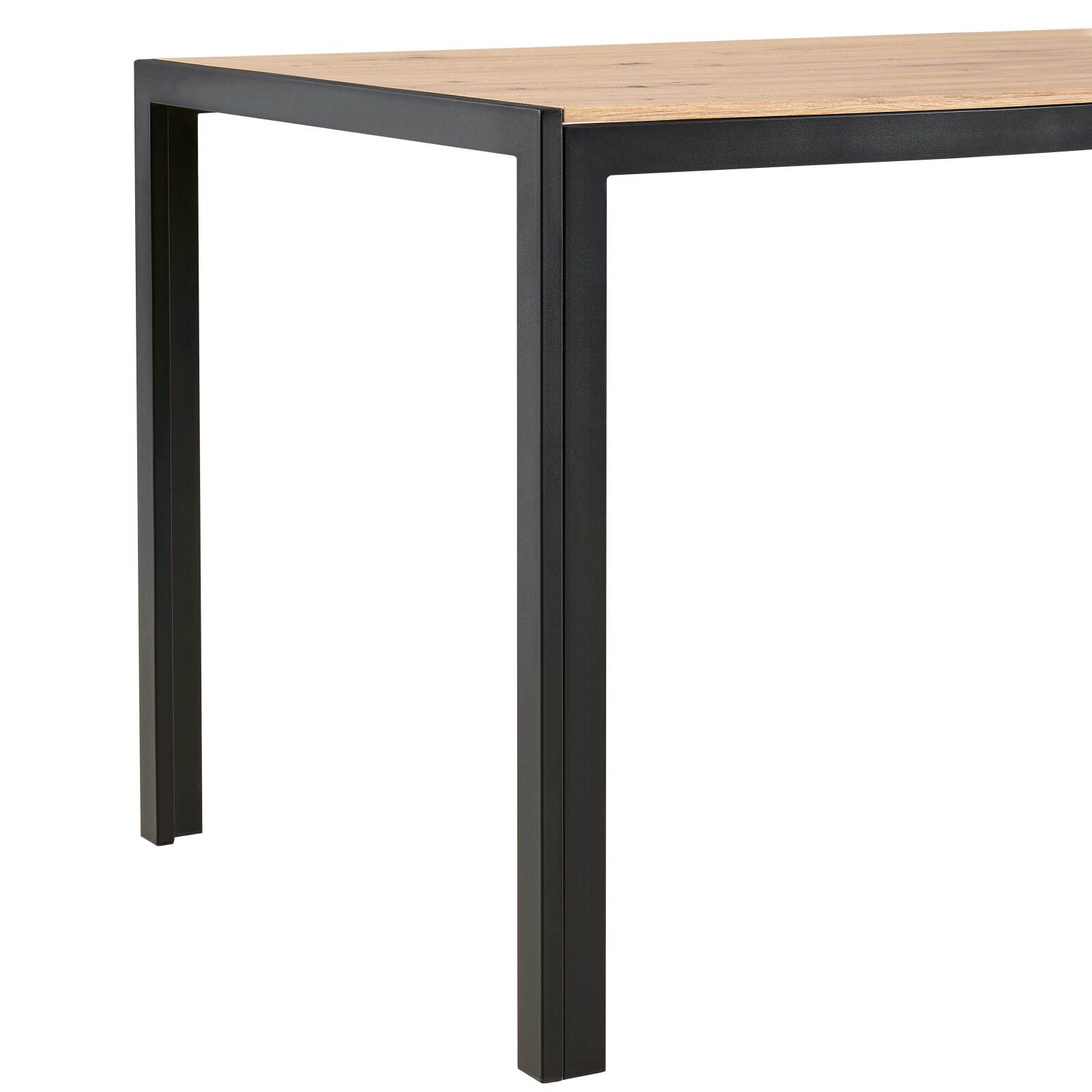 Esstisch 140 x 80 x 76,5 cm aus MDF mit Melaminbeschichtung